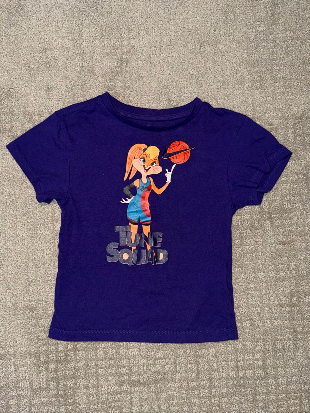 Kids Purple Nike “Tune Squad” Basketball Shirt Size 4T